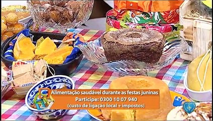 Alimentação saudável durante as festas juninas