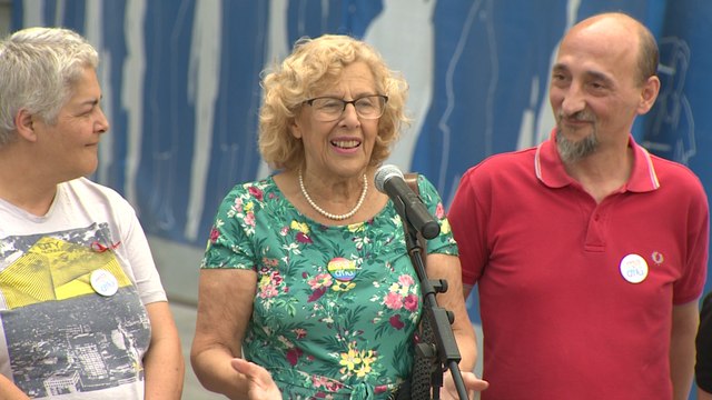 Carmena presenta la fiestas del Orgullo de 2018 en Madrid