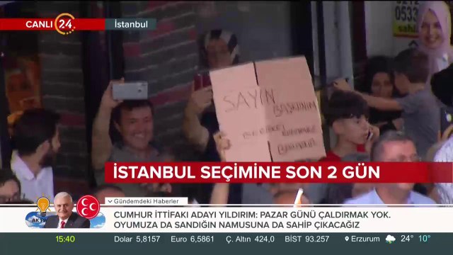 Binali Yıldırım Kağıthane'de