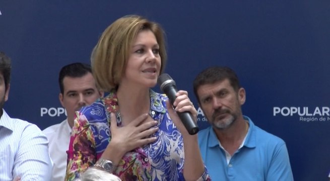 Cospedal apuesta en Murcia por la experiencia