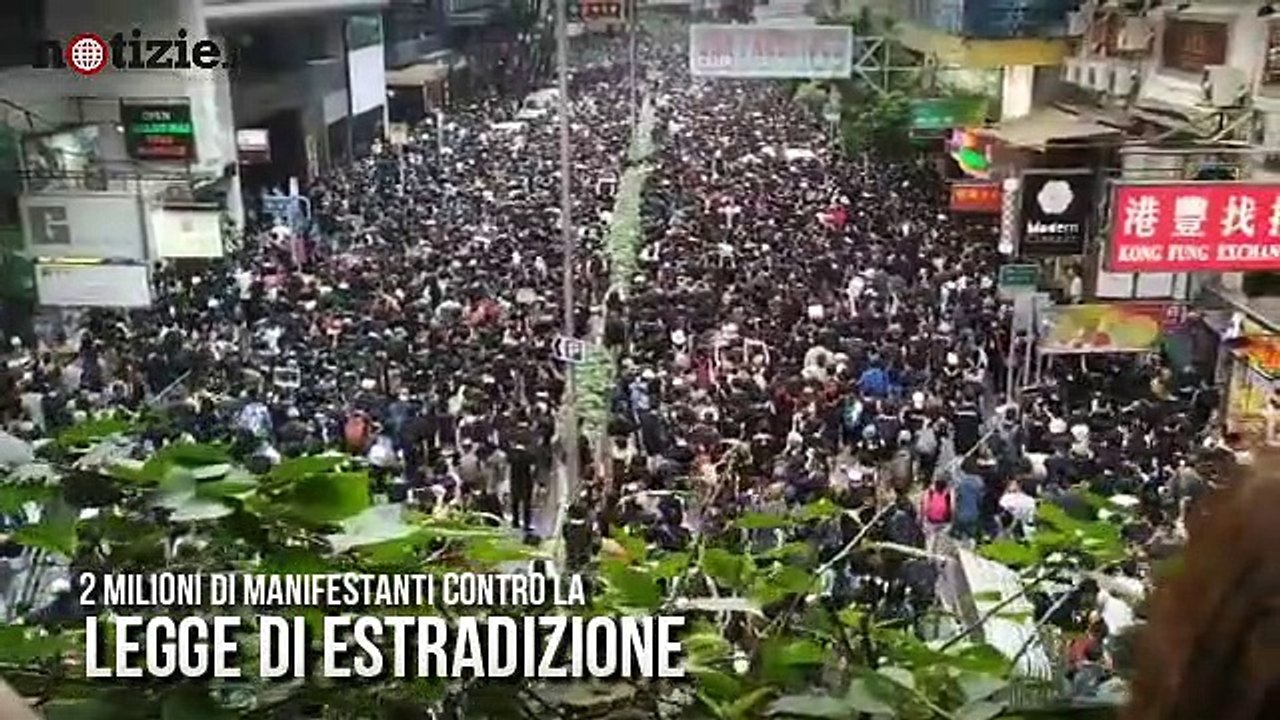 Hong Kong, continuano le proteste contro la Legge d'Estradizione | Notizie.it