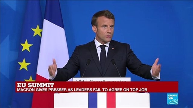EU summit: No concensus on EU presidency , says Macron