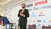 Jorge Garbajosa en el Desayuno Deportivo de Europa Press