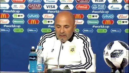Sampaoli: "Estoy convencido de que se va a ver la mejor versión de Argentina"