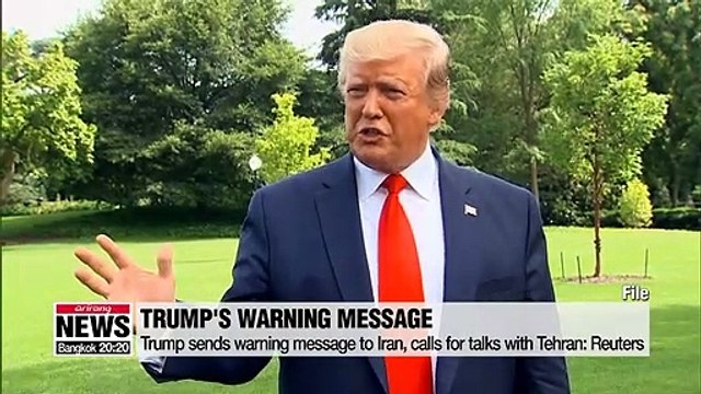 Trump warned Iran of imminent attack: Reuters