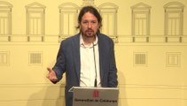 Iglesias defiende un referéndum de autodeterminación