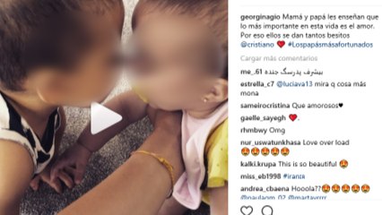 Georgina presume del amor que hay entre sus hijos