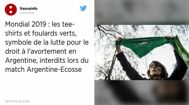 Coupe du monde féminine. Des militants pro-avortement habillés en vert refoulés du Parc des Princes