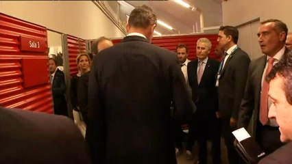 Primer encuentro de Felipe VI y Quim Torra, en Tarragona