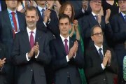 El Rey, Torra y Sánchez inauguran los Juegos Mediterráneos