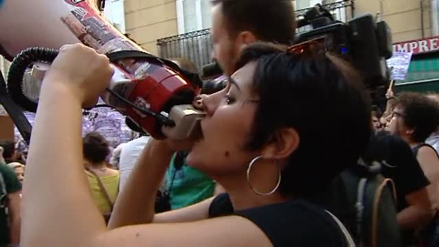 Concentraciones de repulsa toda España contra la libertad para 'La Manada'