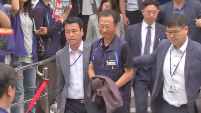 '국회 앞 폭력 집회' 김명환 민주노총 위원장 구속 / YTN