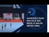 Women's group The Netherlands - 2017 Acro Europeans, dynamic final