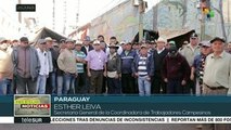Campesinos paraguayos denuncian que la policía les impide movilizarse