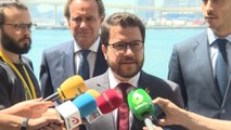 Aragonès se reúne con el presidente del Puerto de Barcelona
