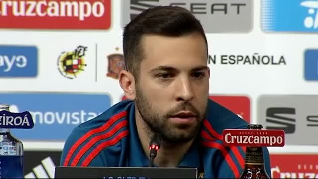 Jordi Alba: Esperad un poco para darnos palos, por favor