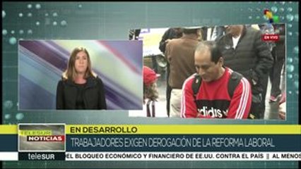 Perú: trabajadores exigen derogación de la reforma laboral