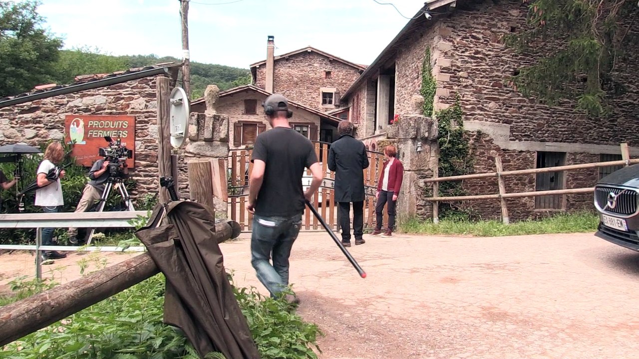 Tournage des "Rivières pourpres" à Sainte-Croix-en-Jarez