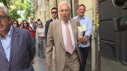 Margallo y García-Hernández presentan sus avales en la sede del PP