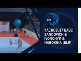 Women's group Belarus - 2017 Acro European bronze medallists, dynamic