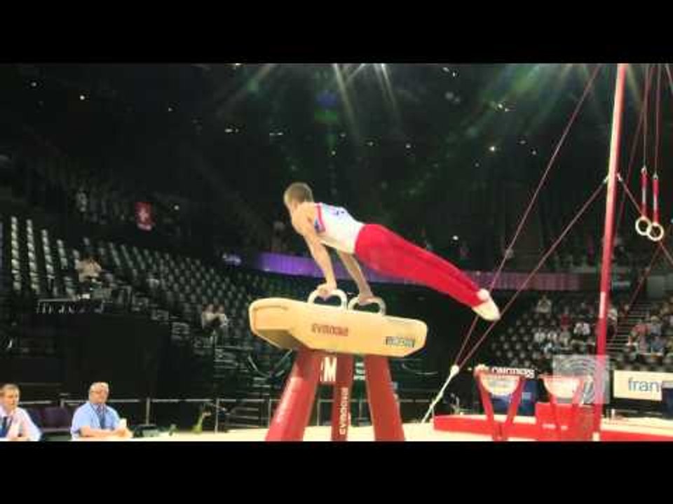 Gaius THOMPSON (GBR), 2012 junior Pommel Horse European Champion
