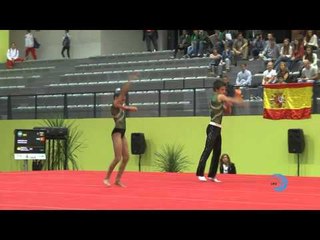 Ines GERMANO - Joao MARTINS (Portugal) -- Juniors Euroacro 2013