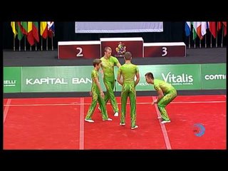 POLAND, Men's Group -- Euroacro 2013