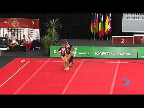 NETHERLANDS, Juniors Women's Group Juniors Euroacro 2013