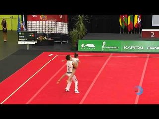 Ines GERMANO -- Joao MARTINS (Portugal) -- Juniors Euroacro 2013