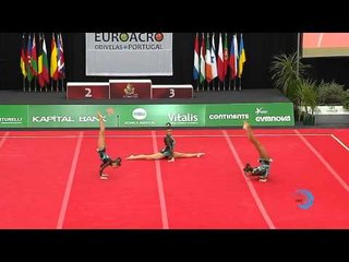 PORTUGAL, Juniors Women's Group -- Juniors Euroacro 2013