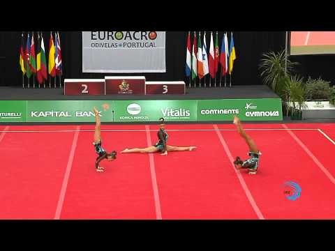 PORTUGAL, Juniors Women's Group Juniors Euroacro 2013