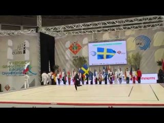 Sweden, country presentation at the 2015 Aerobics Europeans
