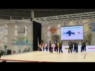 Finland, country presentation at the 2015 Aerobics Europeans