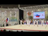 Russia, country presentation at the 2015 Aerobics Europeans