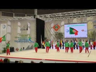 Portugal, country presentation at the 2015 Aerobics Europeans