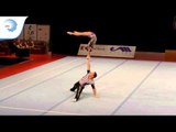 CHERNOVA-PATARAIA (RUS) – 2015 Acrobatic European Champions, Balance Final