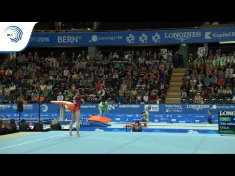 Angelina KYSLA (UKR) – 2016 European Championships – Qualifications Floor