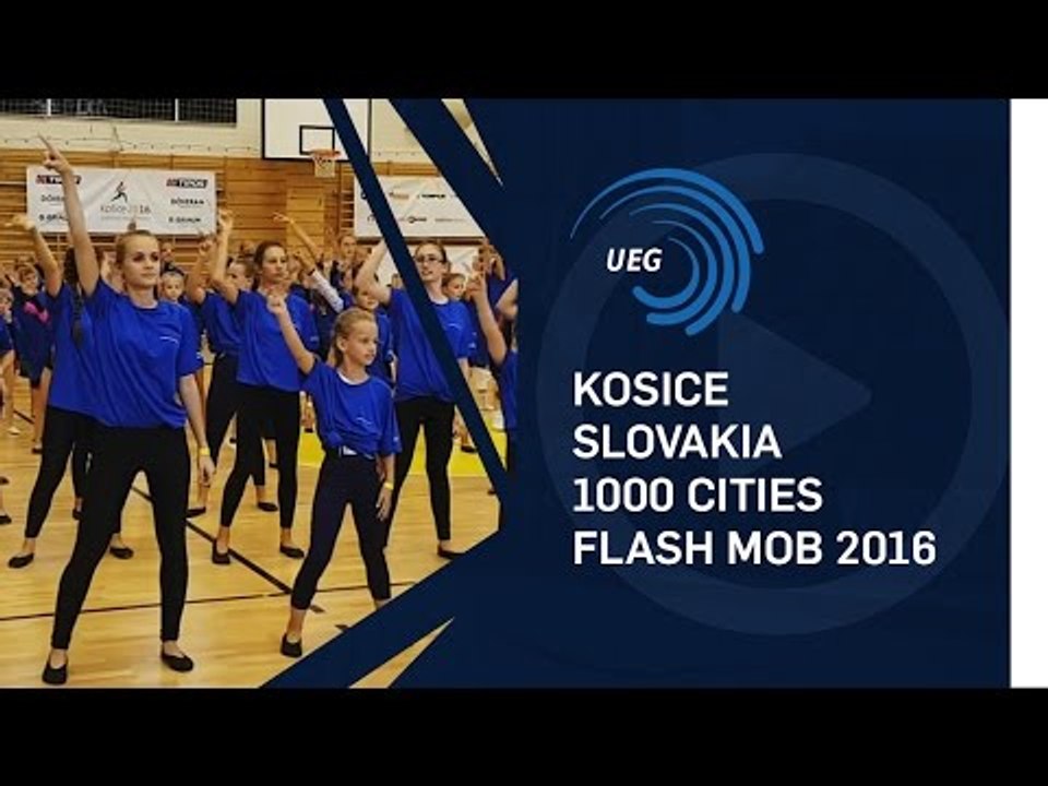 Kosice, Slovakia - 1000 Cities Flash Mob 2016