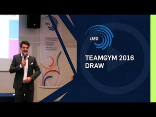 The draw for the 11th European TeamGym Championships 2016