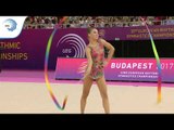 Katrin TASEVA (BUL) – 2017 European silver medalist with Ribbon