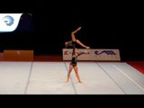 AZAROVA & TEMNOKHUD (UKR) – 2015 Acrobatic junior European silver medallists, Dyna