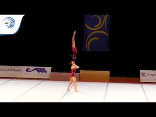 Dagmar LAMMENS & Hanne VANDEN BERGHE (BEL) - 2015 Acrobatic European silver medallists, 12 - 18