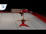 Vincent CASSE & Arne VAN GELDER (BEL) – 2015 Acrobatic European silver medallists Balance