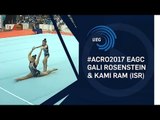 Gali ROSENSTEIN & Kami RAM (ISR) - 2017 European Bronze Medallists 12 - 18 women's pair