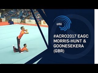 Andrew MORRIS-HUNT & Archie GOONESEKERA (GBR) - 2017 European silver medallists, 11 - 16