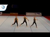 Women's group Belgium– 2015 Acrobatic European junior bronze medallists, Dynamic