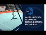 Alexandre SIERRA & Sandra PINTOR (ESP) - 2017 11 - 16 final, mixed pairs