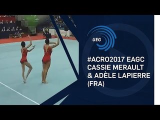 Cassie MERAULT & Adèle LAPIERRE (FRA) - 2017 12 - 18 women's pair final