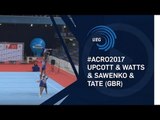 Men's group Great Britain - 2017 Acro European silver medallists, balance final