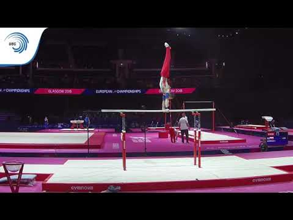 Sviataslau DRANITSKI (BLR) - 2018 Artistic Gymnastics Europeans, junior qualification parallel bars